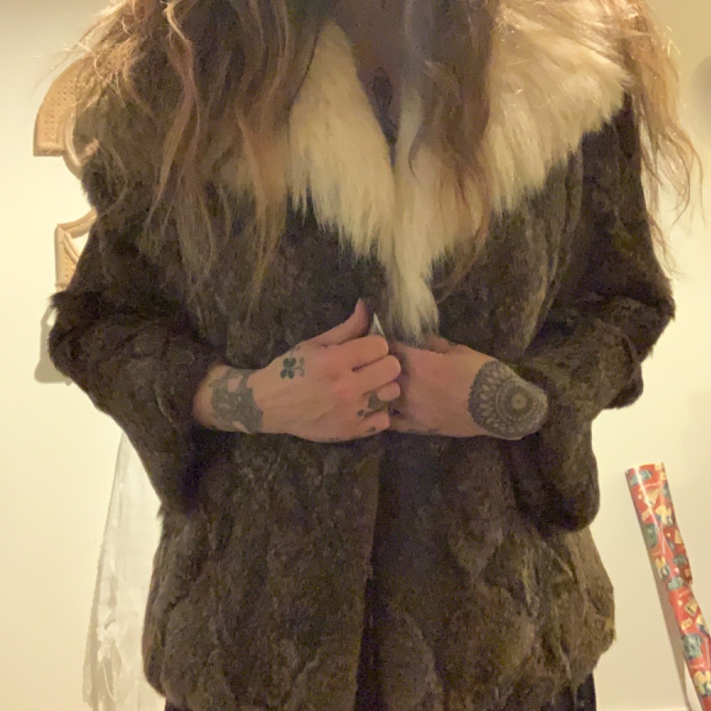 Vintage Rabbit fur jacket - Picture 3 of 4